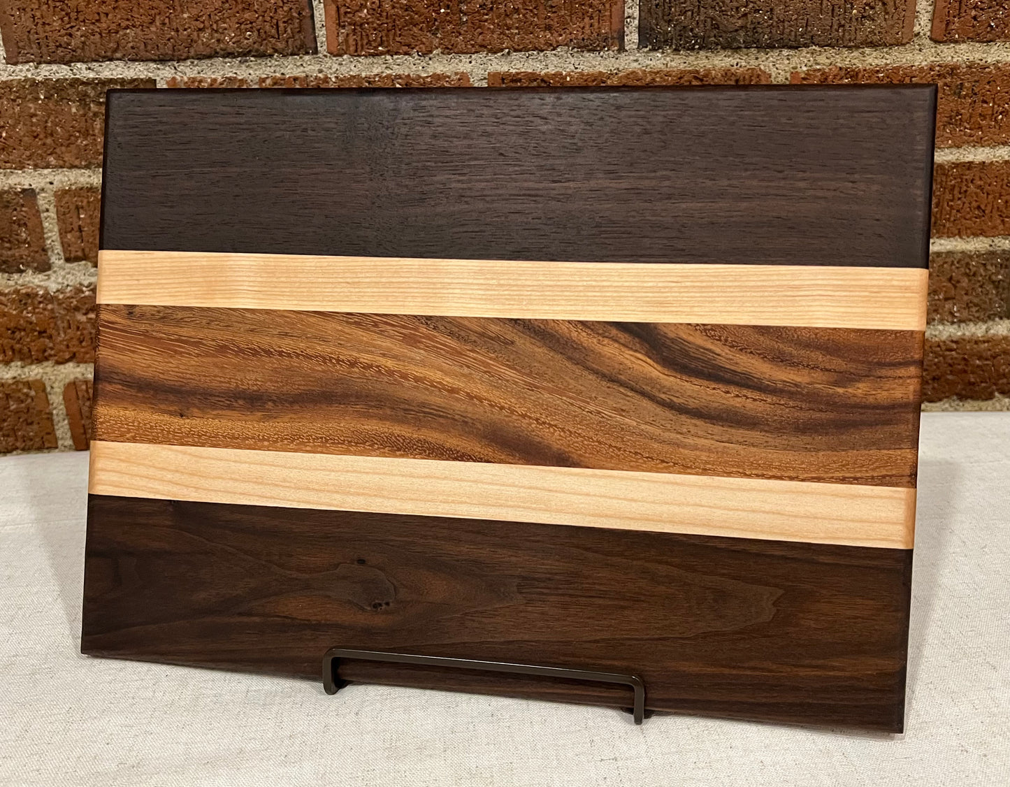 Monkeypod + Walnut Cutting Board
