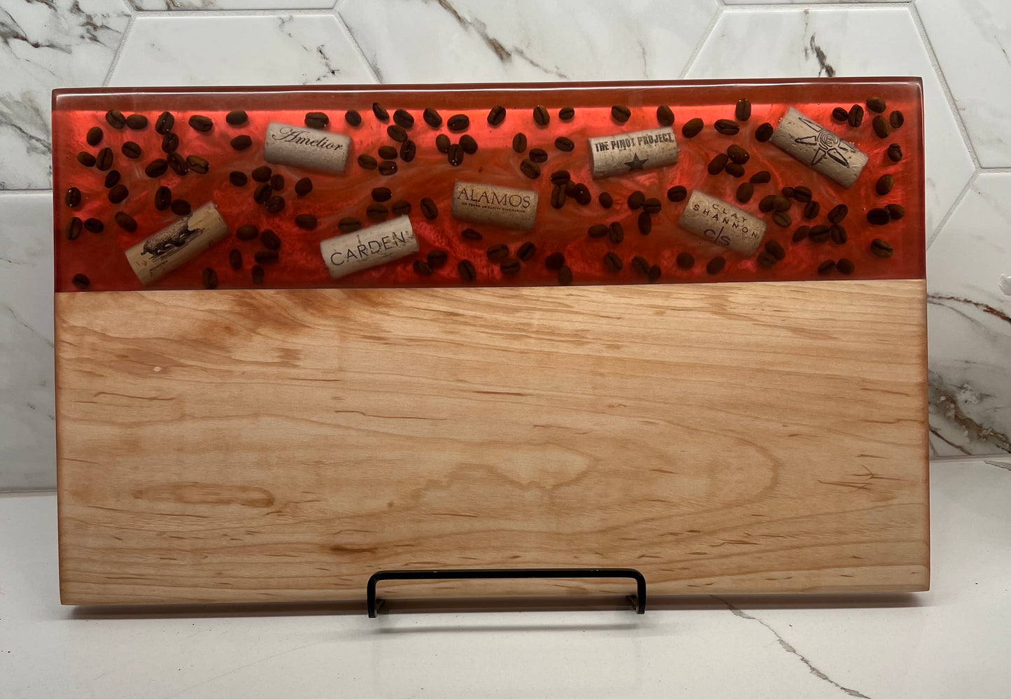 Maple + Resin Serving Tray