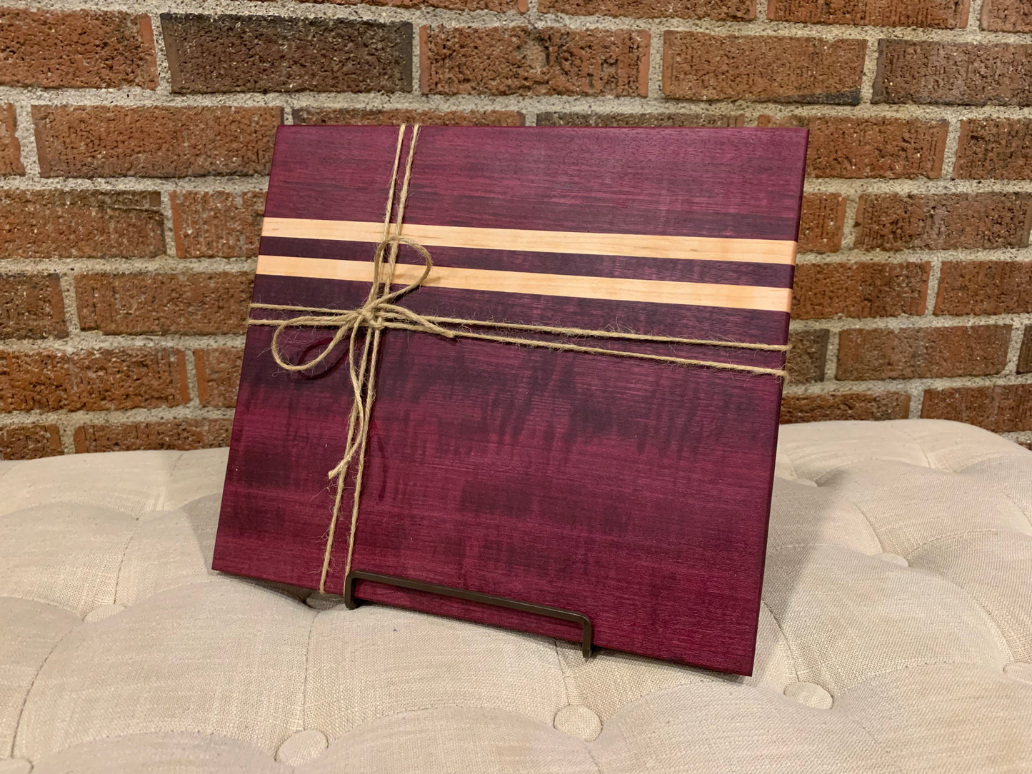 Purpleheart + Maple Cutting Board