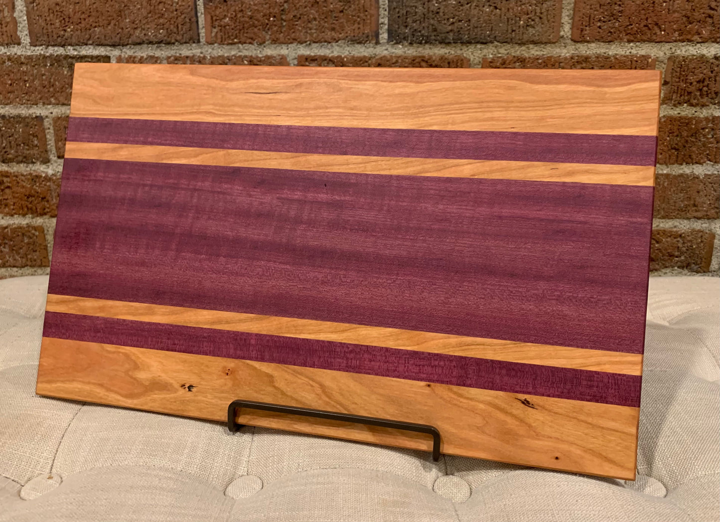 Purpleheart + Cherry Cutting Board