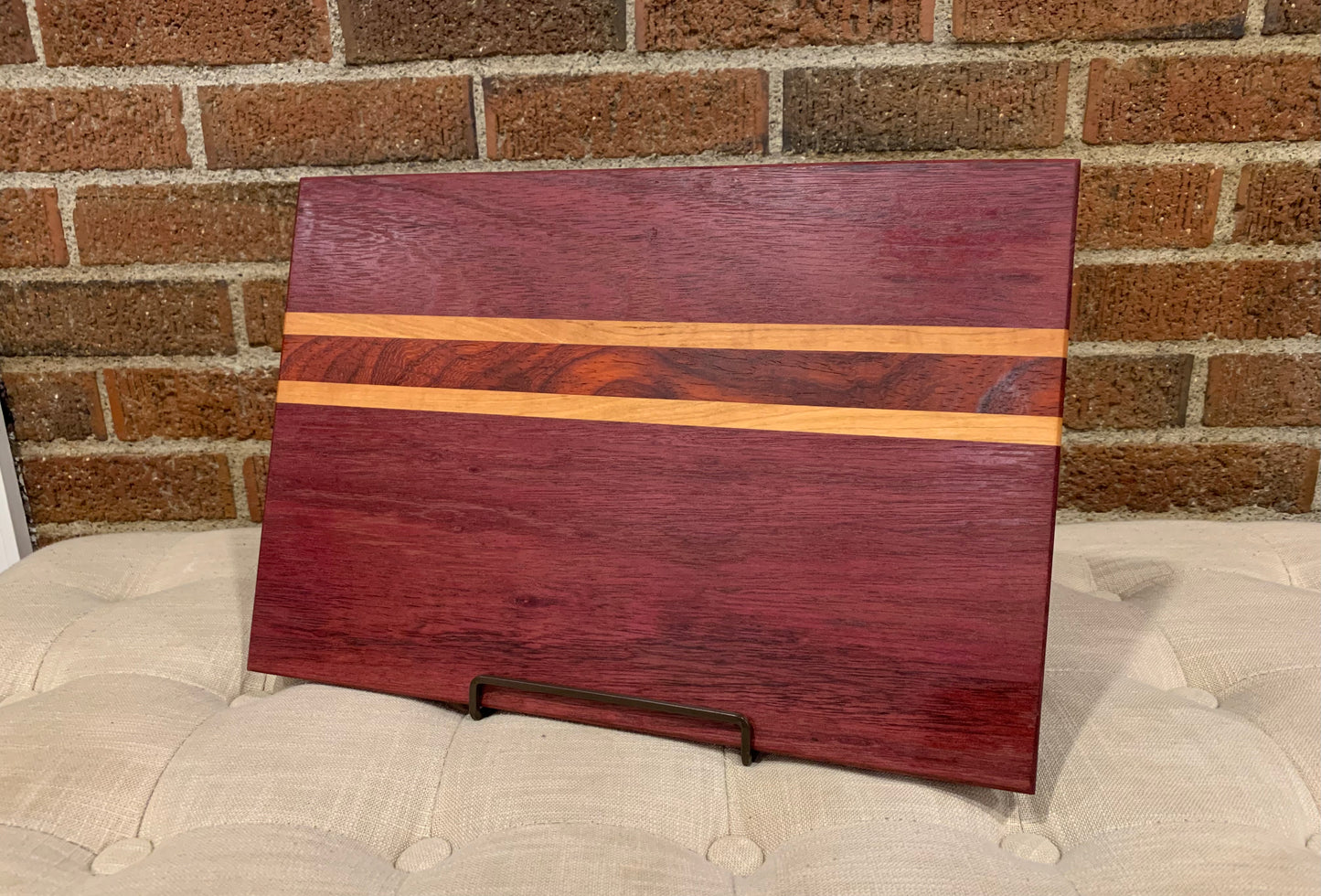 Purpleheart + Maple + Padauk Cutting Board