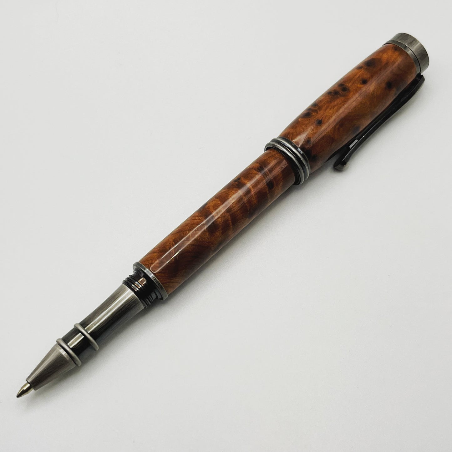 Thuya Burl Retro Rollerball Pen