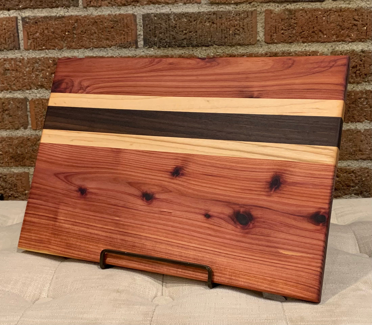 Red Cedar + Maple + Walnut Cutting Board