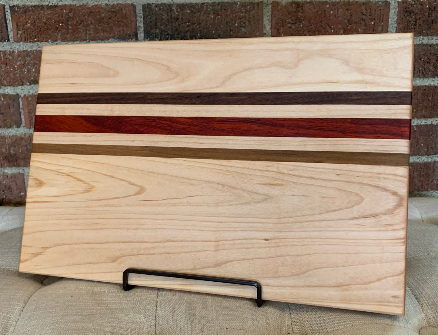 Maple + Walnut + Padauk Cutting Board