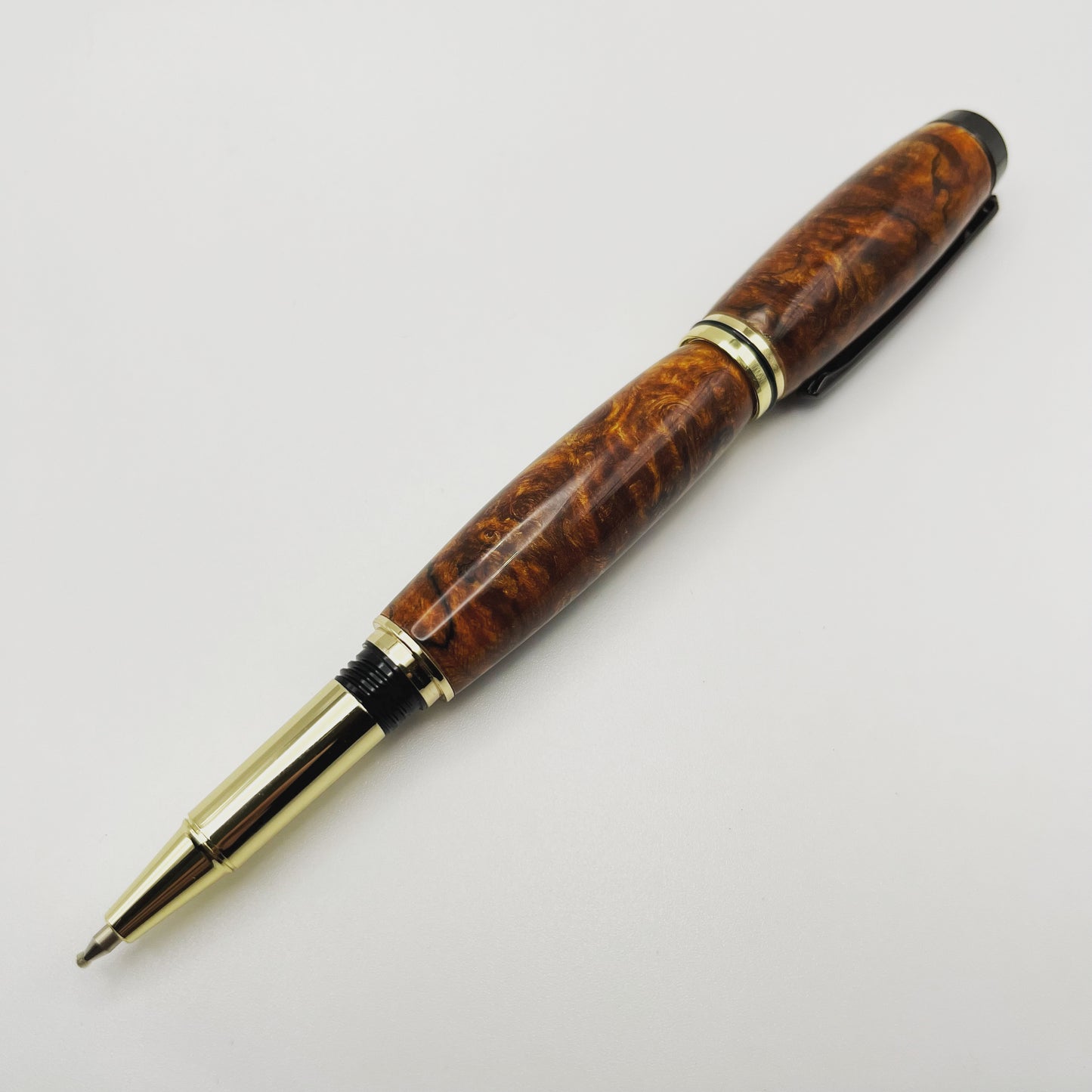 Maple Burl Junior Gentlemen Rollerball Pen