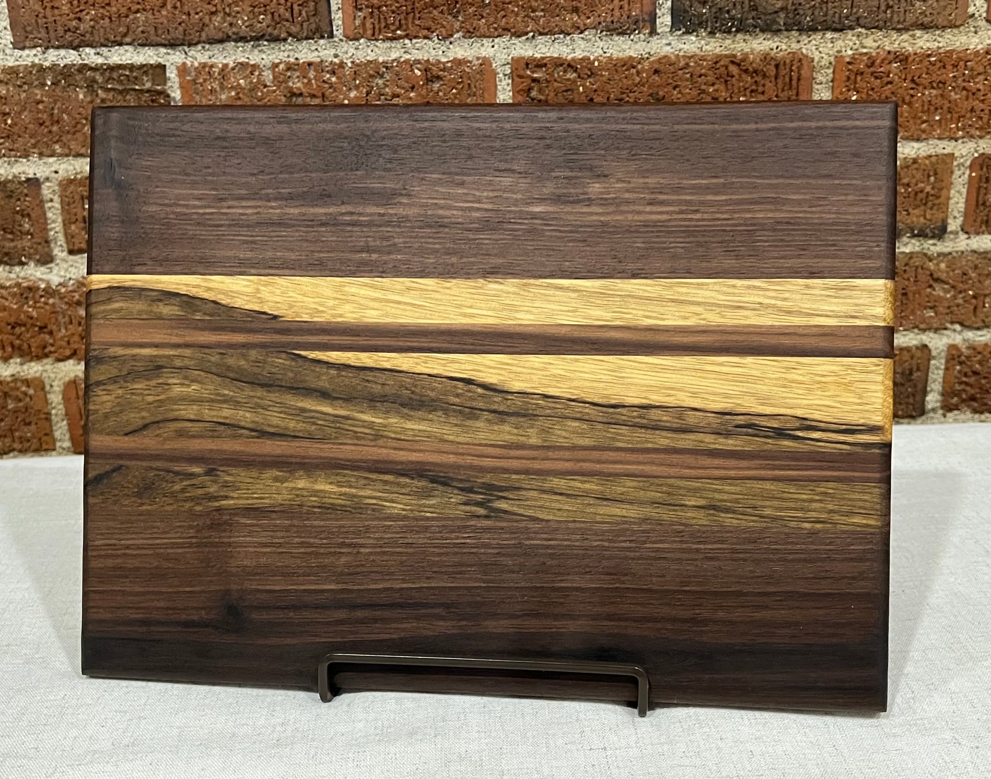 Walnut and Black Limba End Grain Cutting Board - Open Door Furniture