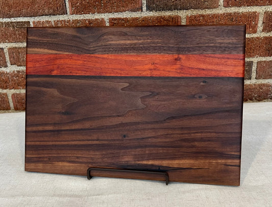 Walnut + Padauk Cutting Board