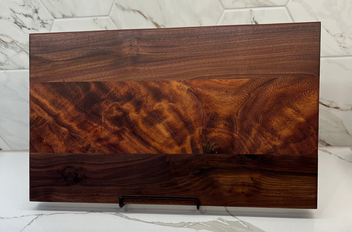 Walnut + Monkeypod Cutting Board (LARGE)