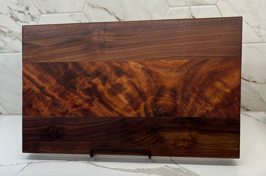 Walnut + Monkeypod Cutting Board (LARGE)