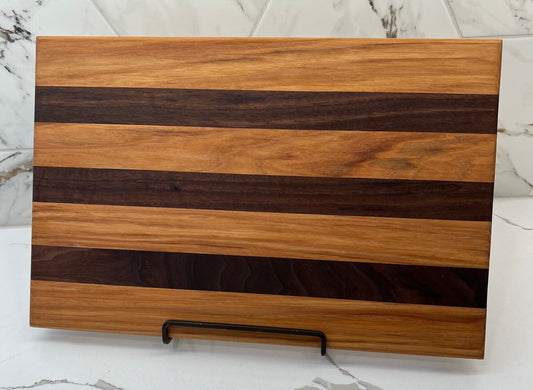 Hickory + Walnut Cutting Board