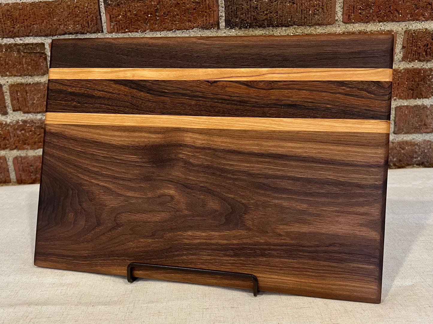 Walnut + Cherry + Zebrawood Cutting Board