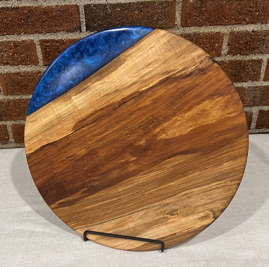 Walnut + Resin Lazy Susan