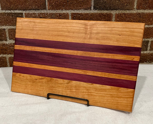 Cherry + Purpleheart Cutting Board