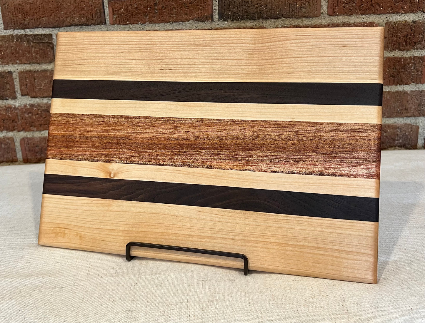 Maple + Walnut + Sapele Cutting Board