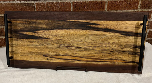 Black Limba + Walnut Serving Tray