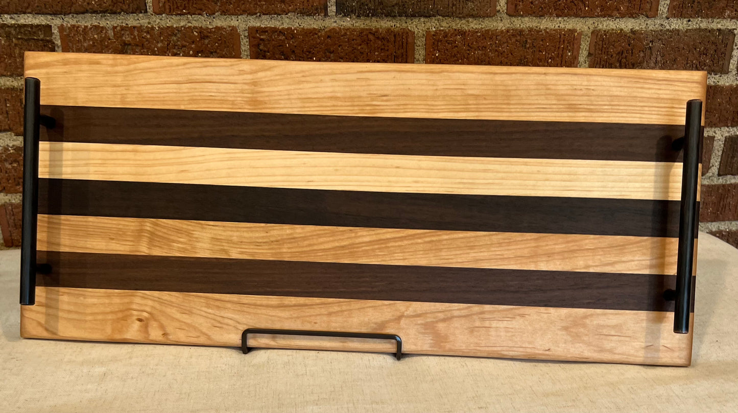 Maple + Walnut Serving Tray