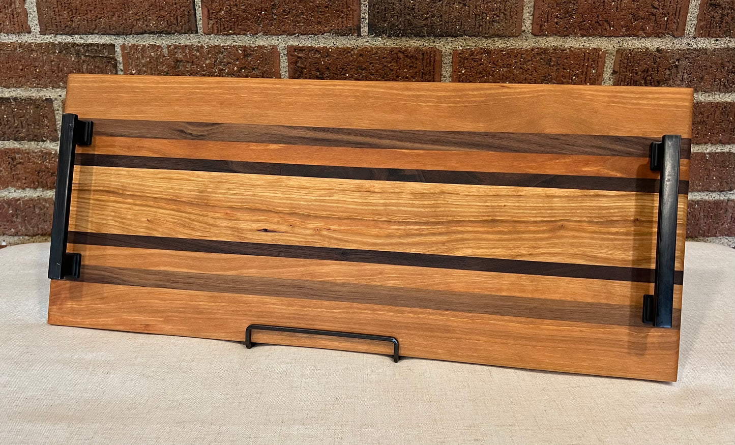 Walnut + Cherry Serving Tray