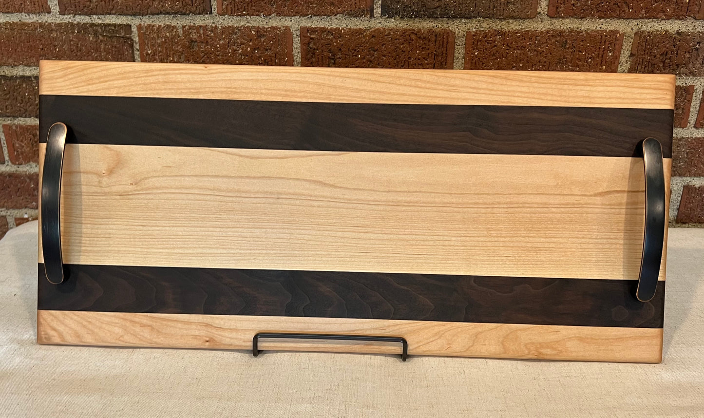 Maple + Walnut Serving Tray