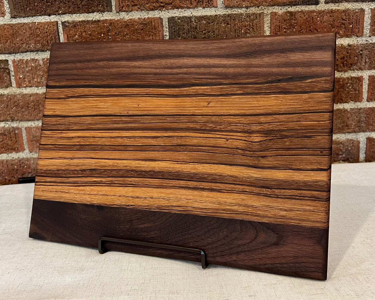 Walnut + Zebrawood Cutting Board