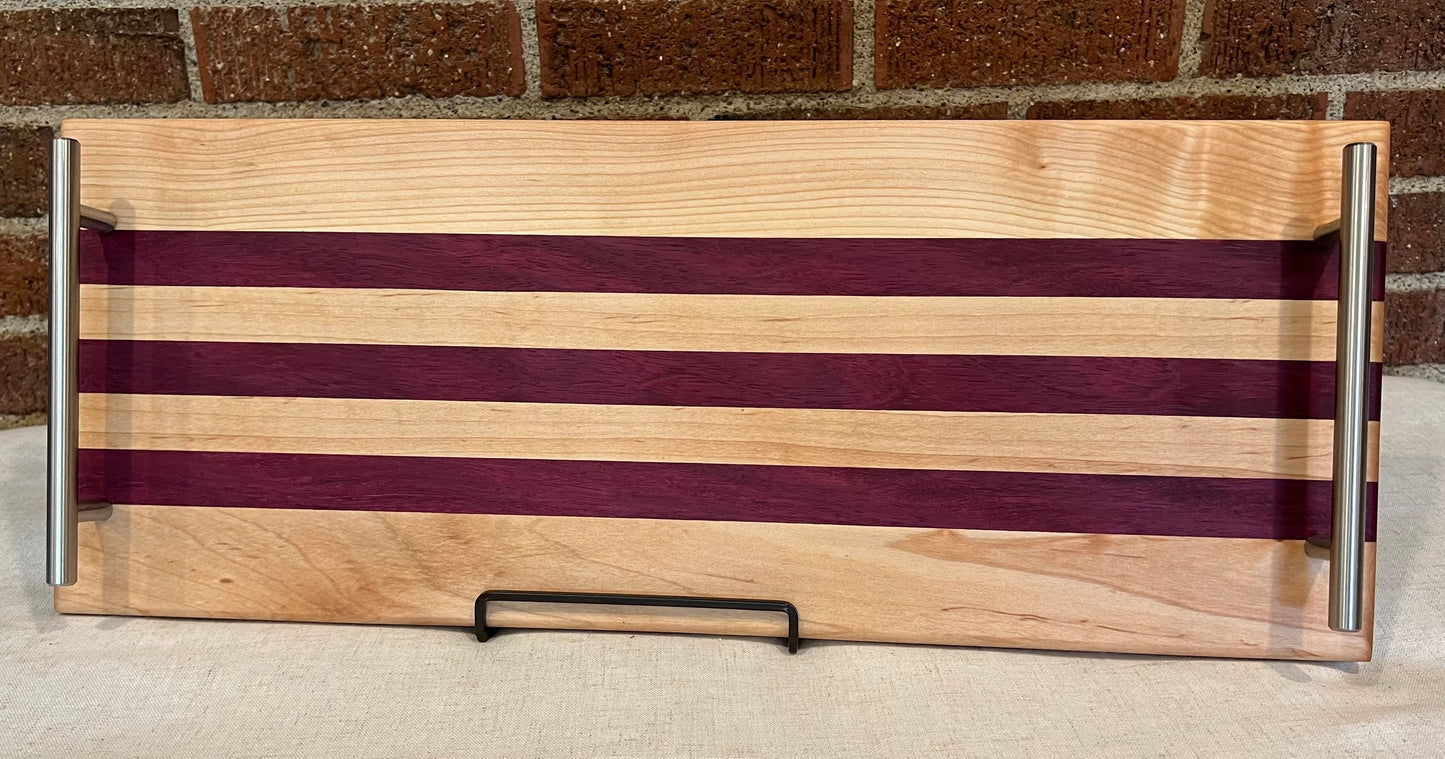 Maple + Purpleheart Serving Tray