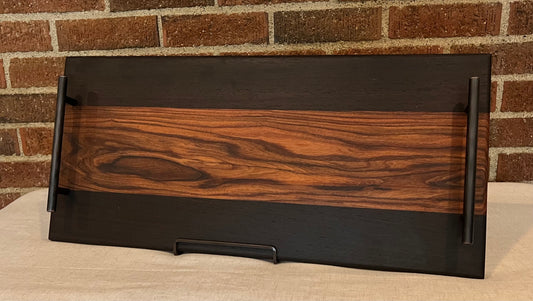 Bolivian Rosewood + Wenge Serving Tray