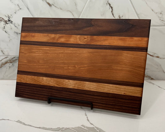 Cherry + Walnut Cutting Board