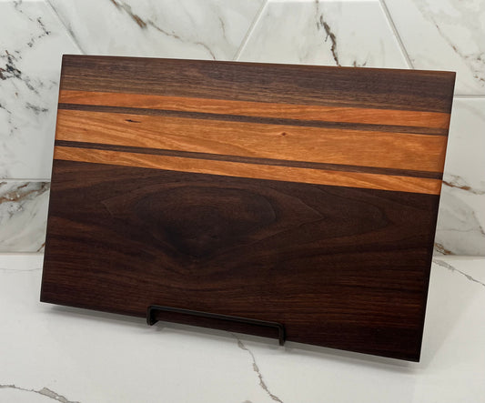 Walnut + Cherry Cutting Board