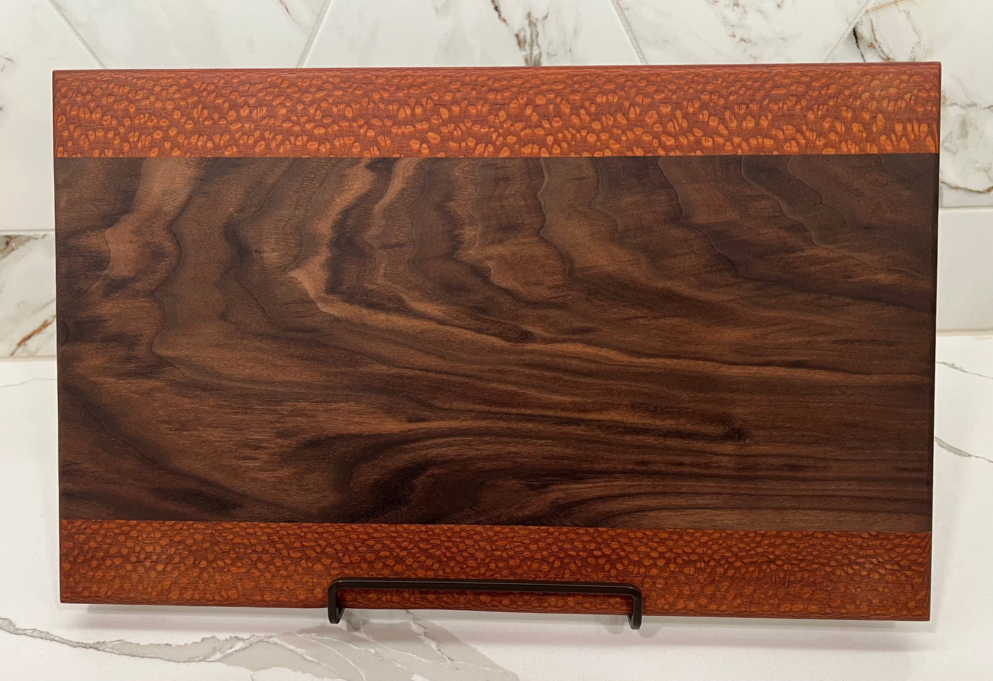 Leopardwood + Walnut Cutting Board