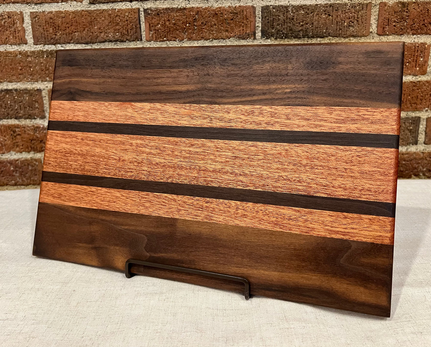 Walnut + Sapele Cutting Board