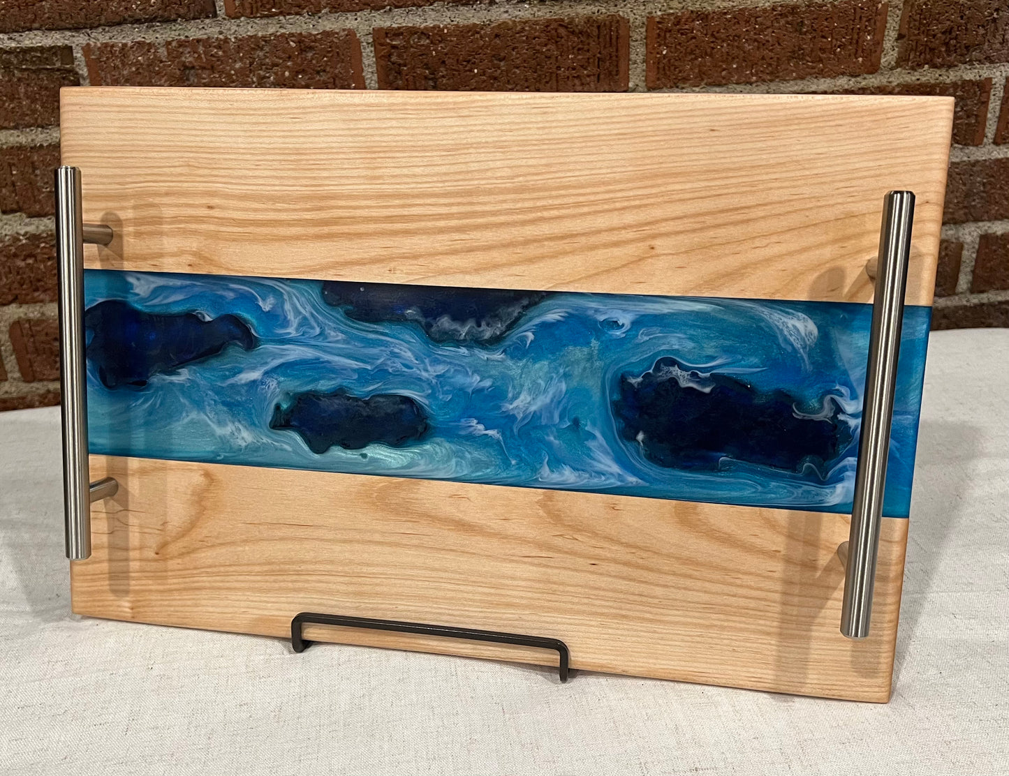 Maple + Resin Serving Tray