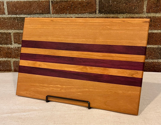 Cherry + Purpleheart Cutting Board