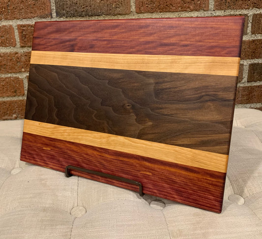 Red Cedar + Cherry + Walnut Cutting Board