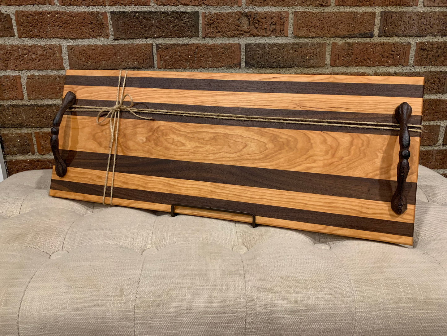 Cherry + Walnut Serving Tray