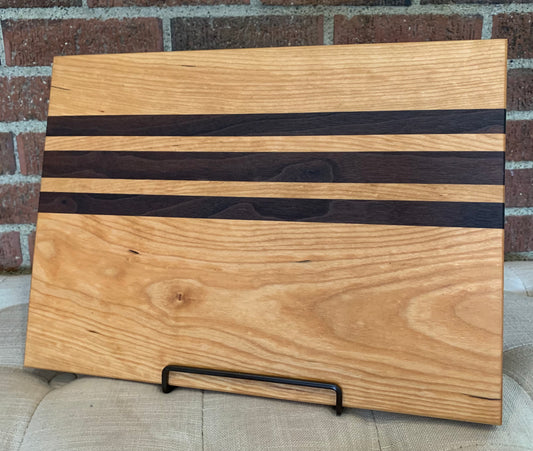 Cherry + Walnut Cutting Board