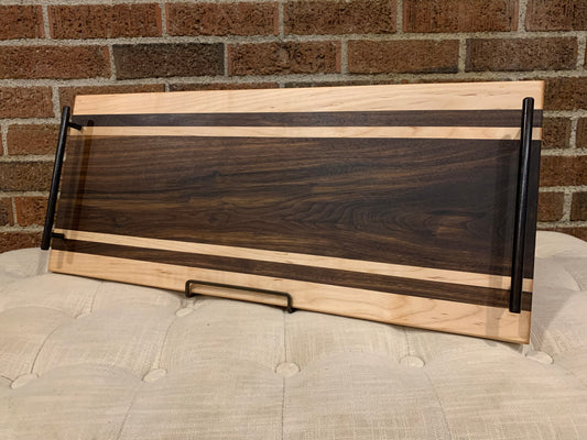 Walnut + Maple Serving Tray