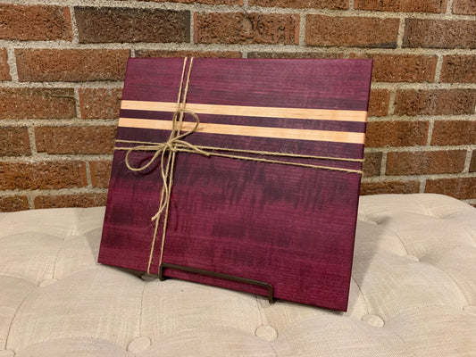 Purpleheart + Maple Cutting Board