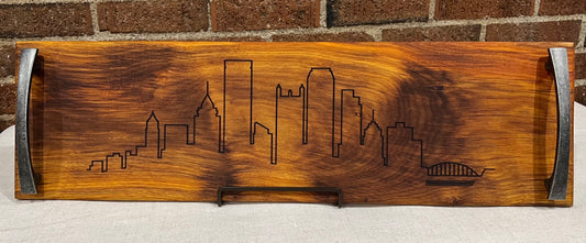 Canarywood + PGH Skyline Serving Tray