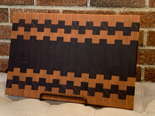 Walnut + Cherry End Grain Cutting Board