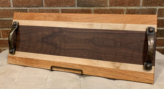 Walnut + Spanish Cedar + Maple Serving Tray