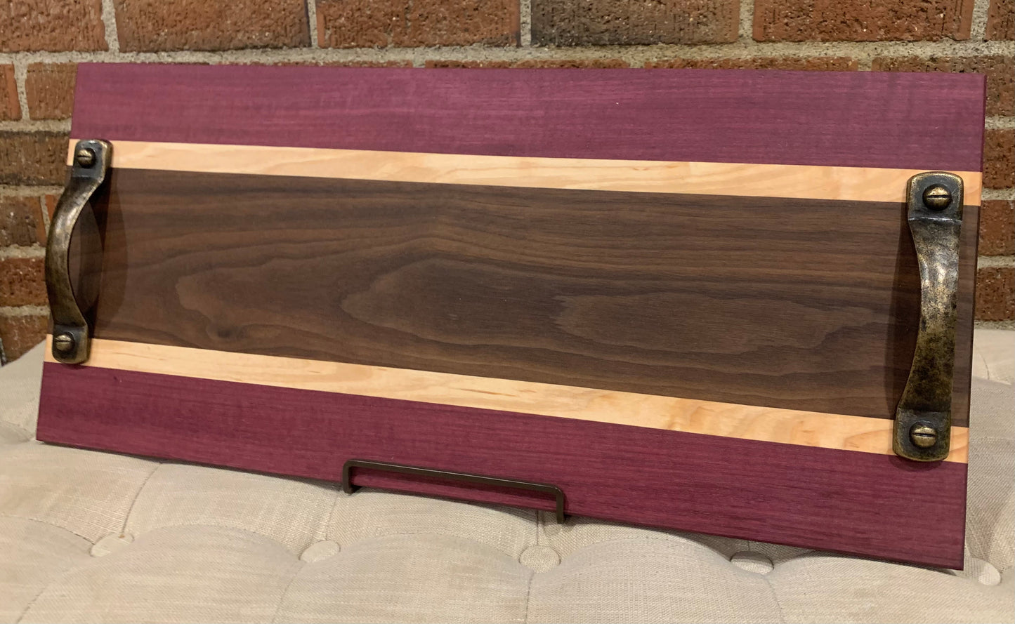 Walnut + Purple Heart + Maple Serving Tray