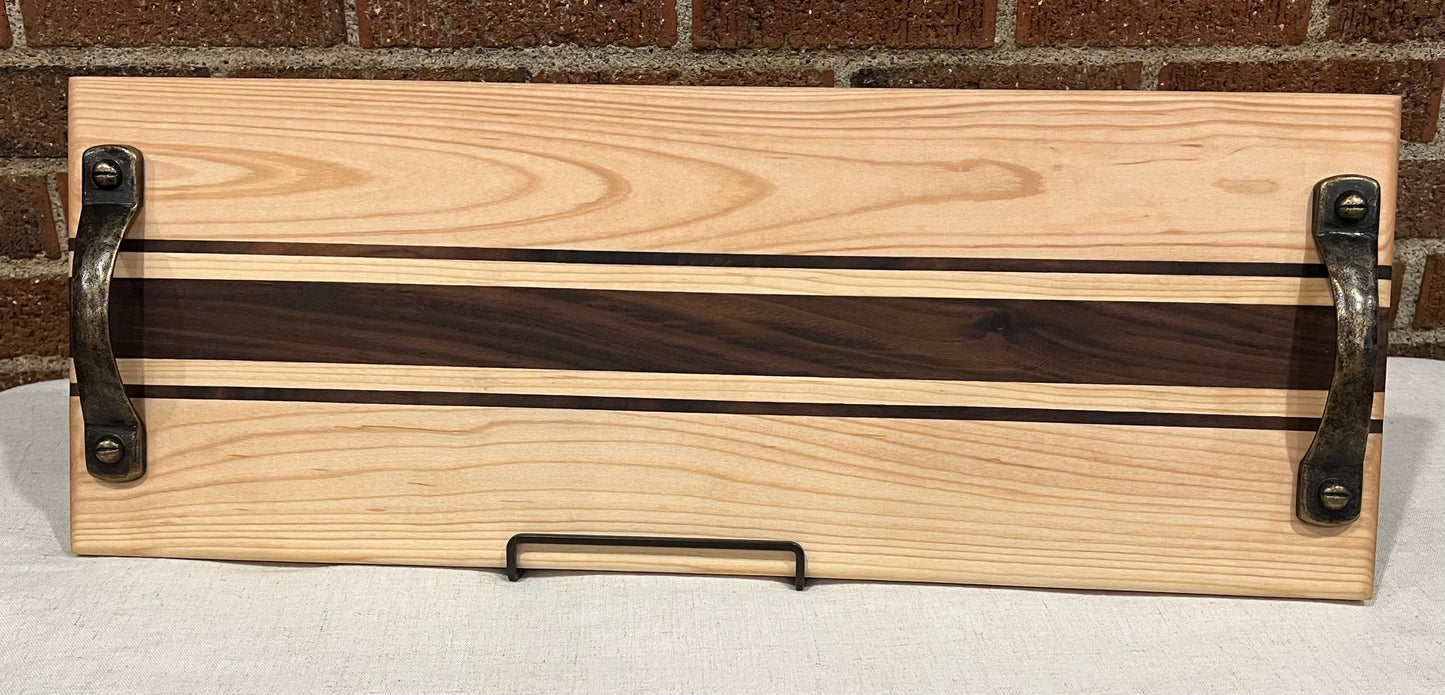 Maple + Walnut Serving Tray