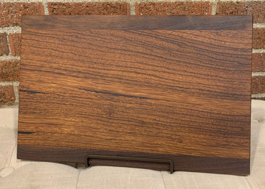 Zebra Wood + Walnut Cutting Board
