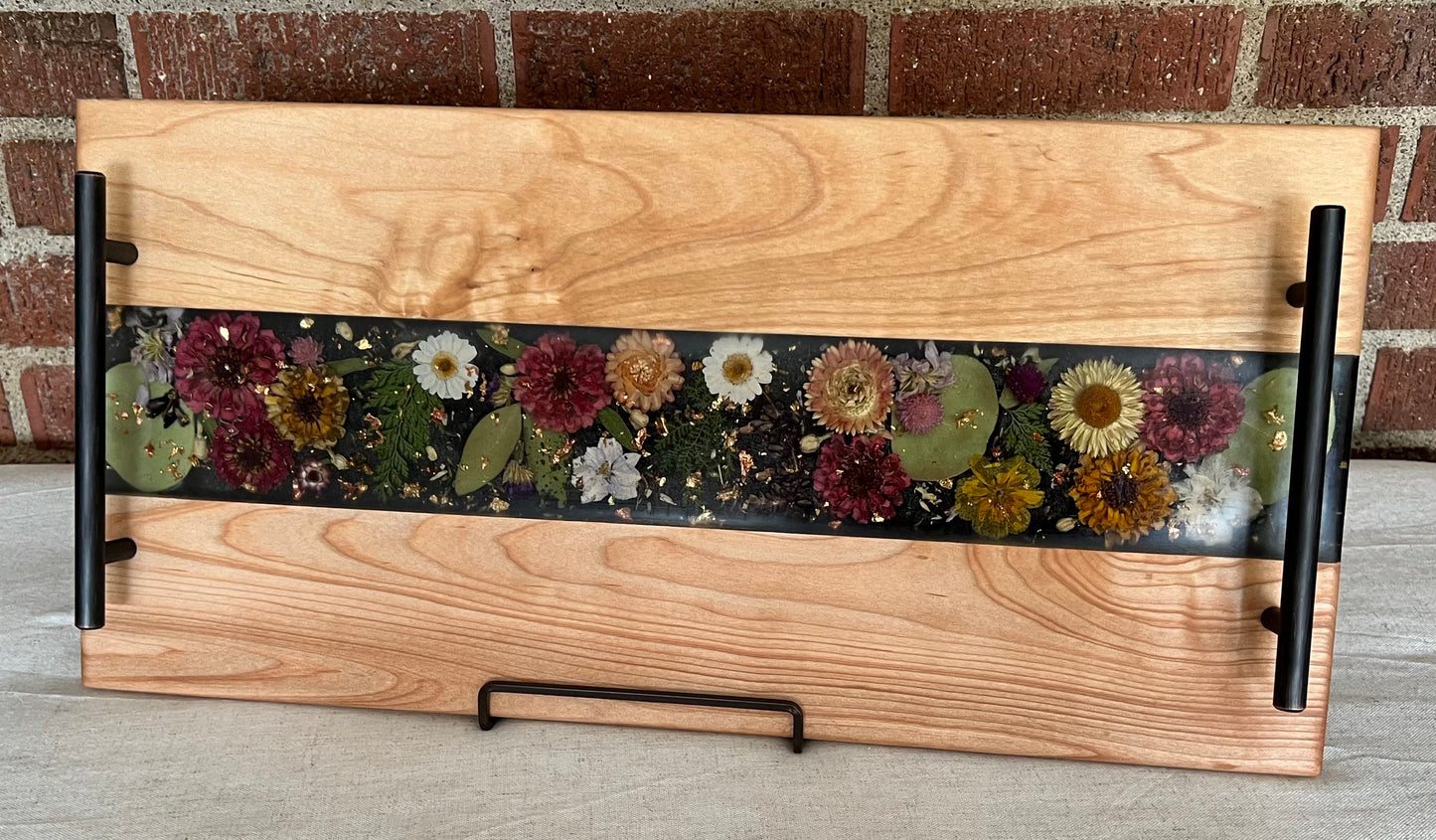 Maple + Resin Serving Tray