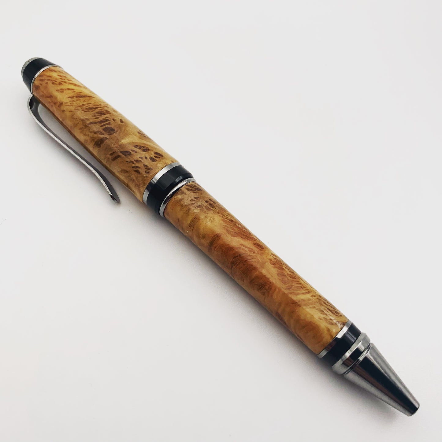 Gray Box Burl Cigar Pen