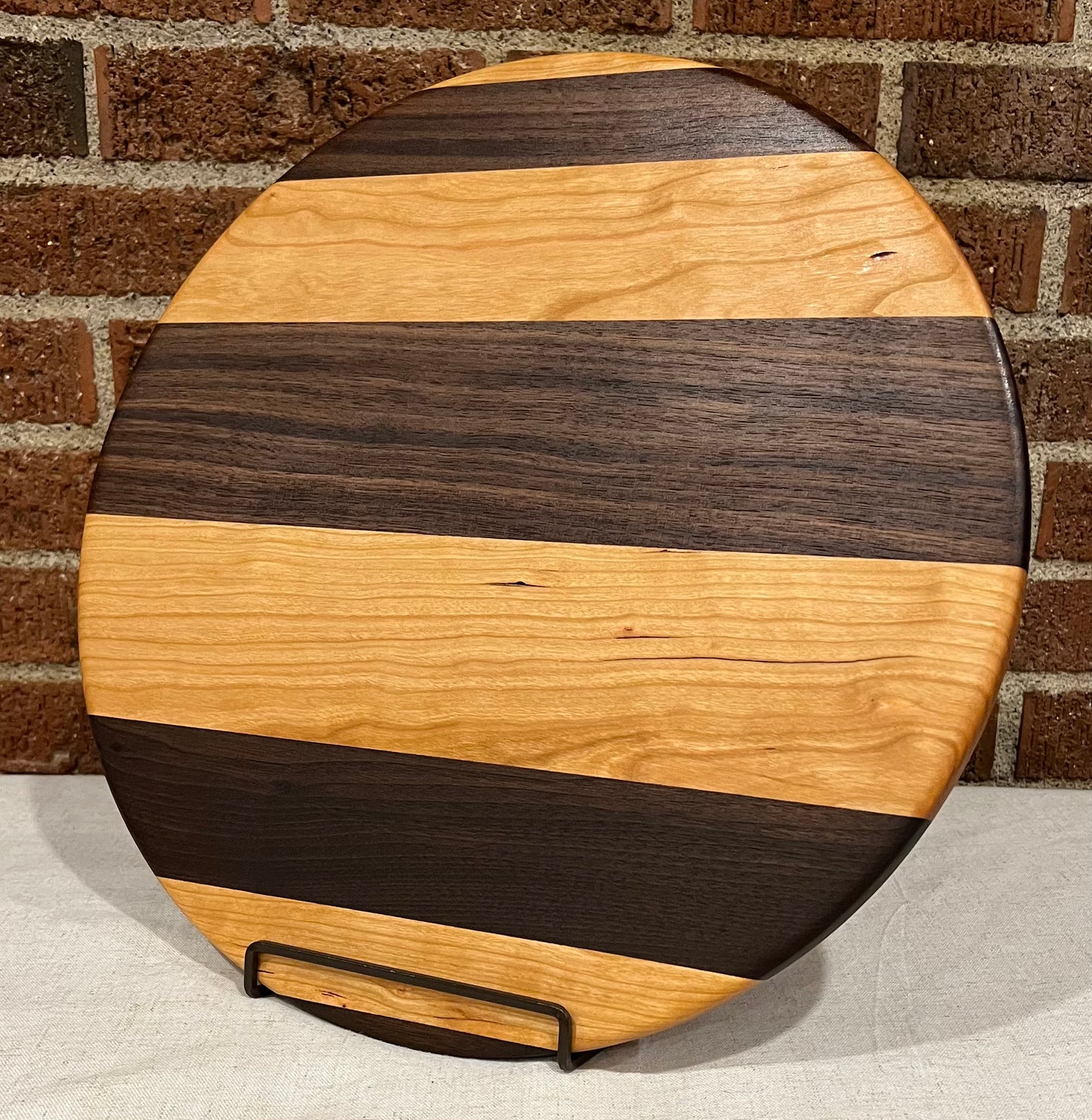 Walnut + Cherry Round Board