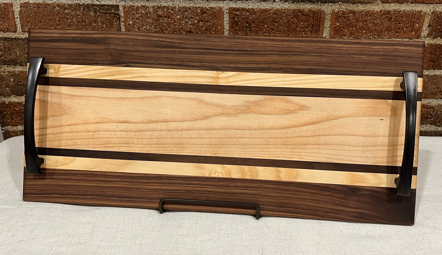 Walnut + Maple Serving Tray