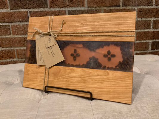 Cherry + Coffee Bean Resin Board