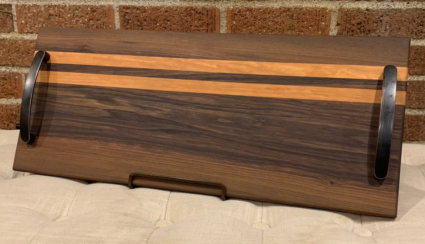 Walnut + Cherry Serving Tray