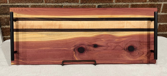 Red Cedar + Walnut + Maple Serving Tray