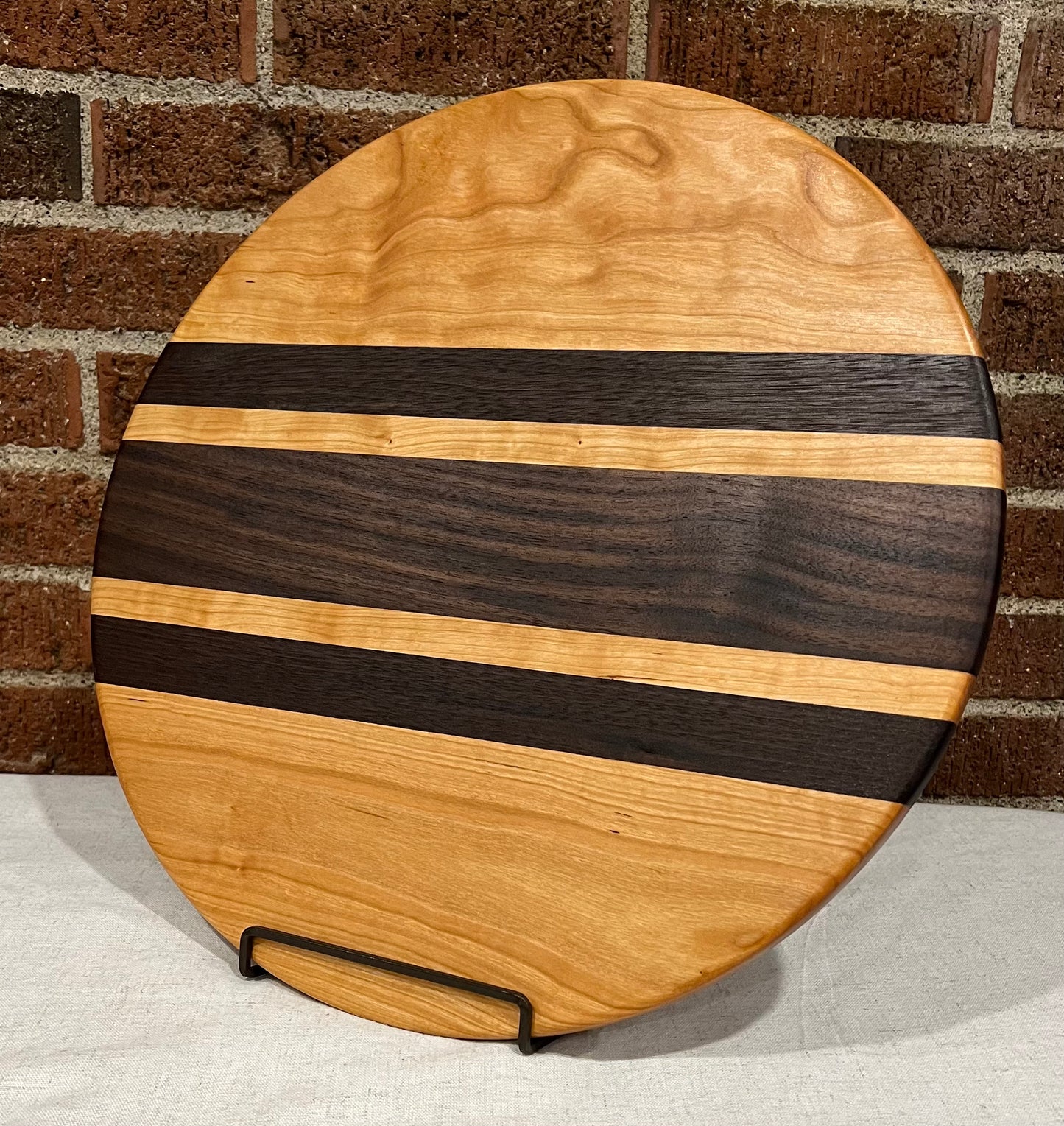 Cherry + Walnut Round Board